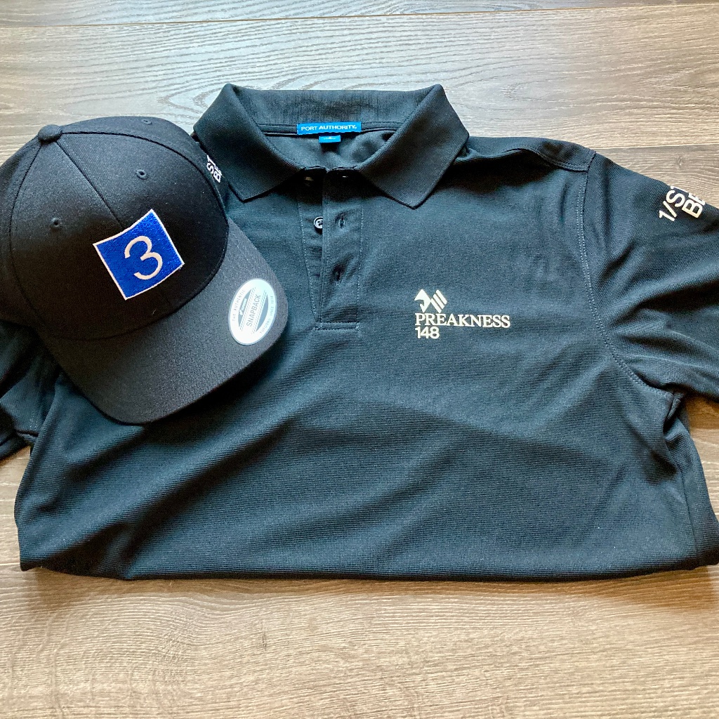 Preakness Stakes 148 Black Polo  3 Horse Hat
